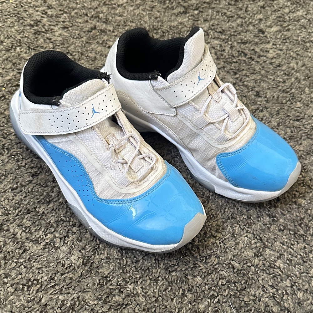Jordan Youth Athletic Sneakers in Carolina Blue and White